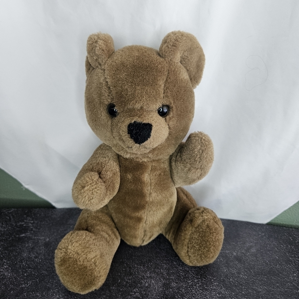 Vintage 1983 Carousel by Guy Jointed Brown Plush Teddy Bear, 16"